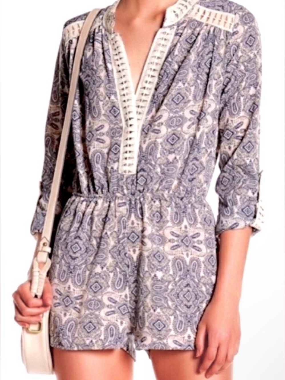 Paisley Print Romper | Romeo + Juliet Couture | NWOT